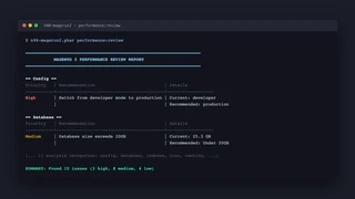 Performance Review CLI for Magento 2